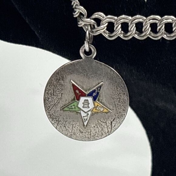 Vintage Charm Bracelet Silver Tone with Sterling Charms - Picture 2 of 9